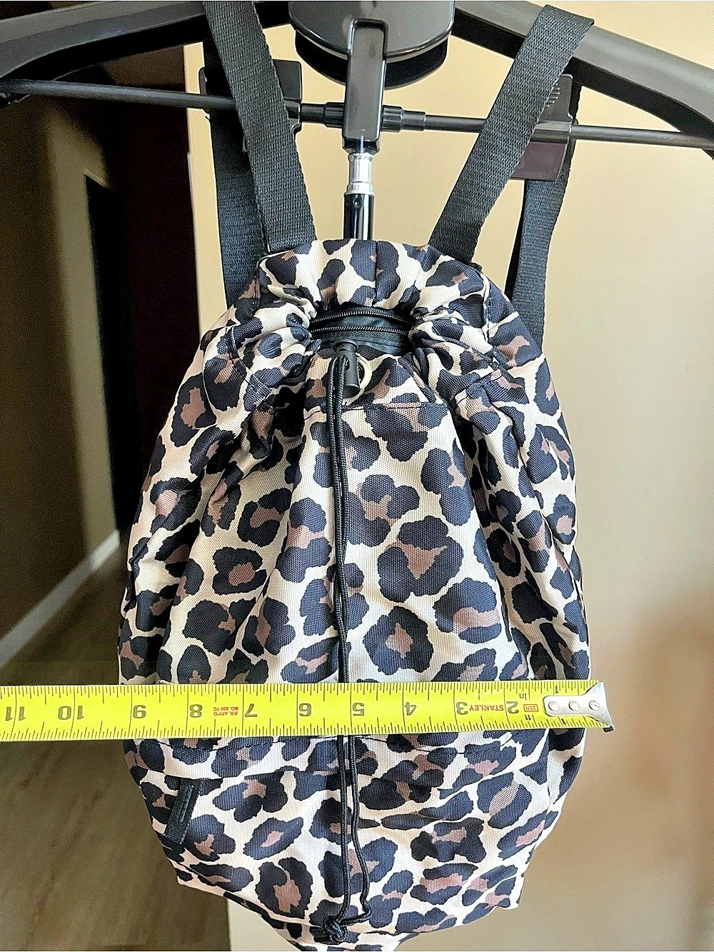 Leopard Print Backpack Multicolor - Picture 2 of 5